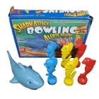 Vintage Shark Attack Bowling Floor Game 1991 Milton Bradley Working Made in USA
