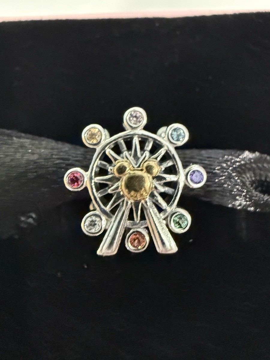 2026 DISNEY PANDORA CHARM MICKEY ICON FUN WHEEL COLORFUL CA