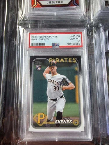 2024 TOPPS UPDATE #US100 PAUL SKENES PSA 10