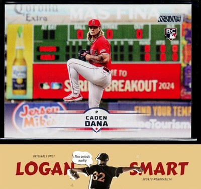 Caden Dana 2025 Stadium Club #54 RC Los Angeles Angels
