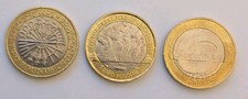Circulated Two Pound Coin X3 Lot  Gunpowder, Great Fire, Underground £2 Uk