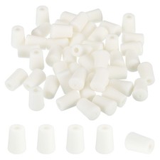 Kitchen Sink Rack Feet, 50 Pcs 4mm IDx10mm OD Rack Bottom Protector, White
