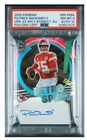 2022 Spectra Patrick Mahomes On Card /10 Kansas City Chiefs PSA 8 Auto PSA 10