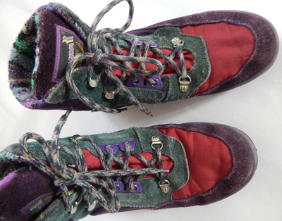 Trekking Schuhe Stiefel Romika Gr. 38 Boots rot grün violett warm leicht bequem