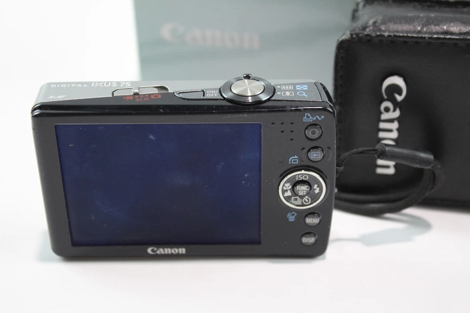 Canon IXUS 75 Digital Compact Camera Working w/ Canon 3x Zoom Lens - Image 4 of 4