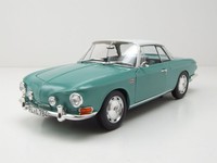 Vw Karmann Ghia 1500 Typ 34 1961 HellgrüN Weiß Modellauto 1:18 Norev