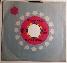 EVERLY BROTHERS 45 THE FERRIS WHEEL / DON'T FORGET TO CRY VG+ WARNER BROS. 5441