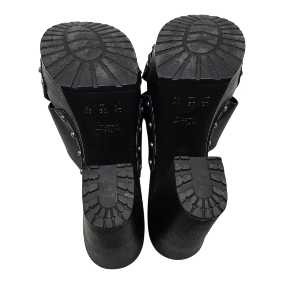 Zapatos Harley-Davidson para mujer 9 claremont plataforma tacones deslizables cuero con tachuelas Foto 4 de 4