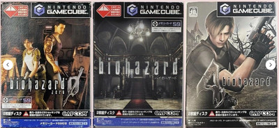 Resident Evil Biohazard 0 1 4 set Nintendo Gamecube NGC Capcom lot 3 Japan Ver.