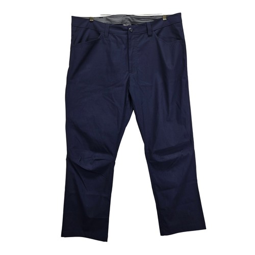Eddie Bauer Mens Tech Pant Navy Blue Stretch Hiking Travel 38x30 Preppy Outdoors