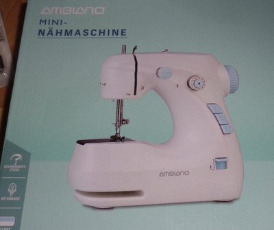 ambiano  Mini Nähmaschine,Weiss,NEU!