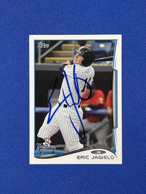 Eric Jagielo 2014 Topps Pro Debut #73 Yankees auto Signed Autograph