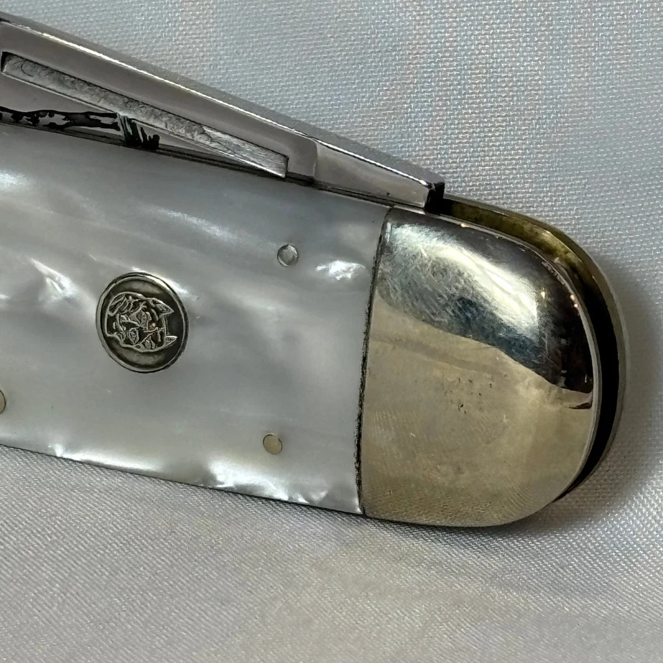 Cuchillo marca Bulldog MOP punta de elefante perro dálmata carpeta de 2 hojas Foto 2 de 4