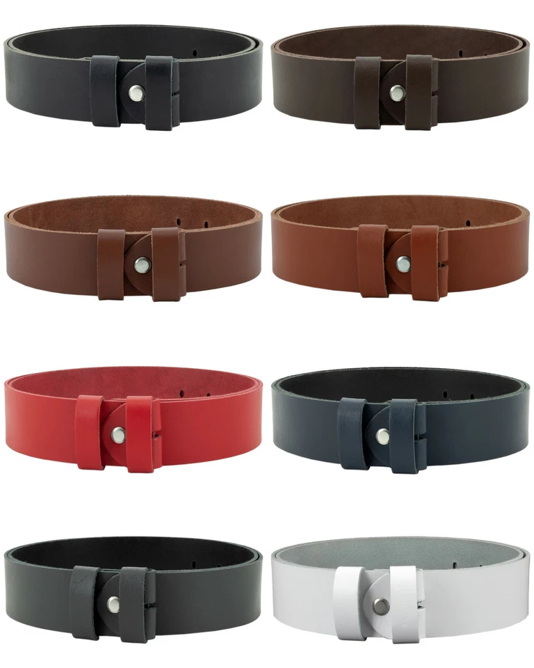 Echt Ledergürtel 4 cm ohne Schnalle Wechselgürtel Leder Gürtel kürzbar Vascavi