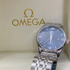 OMEGA De Ville Prestige 424.10.37.20.01.001 Coaxial Automatic Men's Watch_Blue