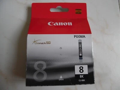 Cartouche canon authentique Encre noir 8 BK PIXMA - - Photo 1/3