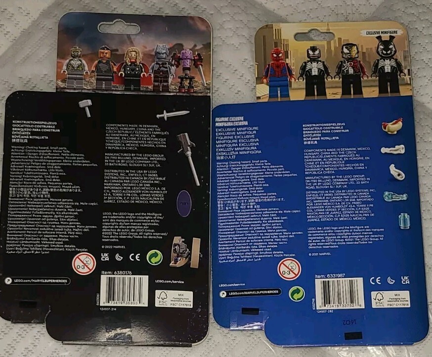 LEGO 40454 Marvel Spider-Man vs Venom Iron Venom And Infinity Saga
