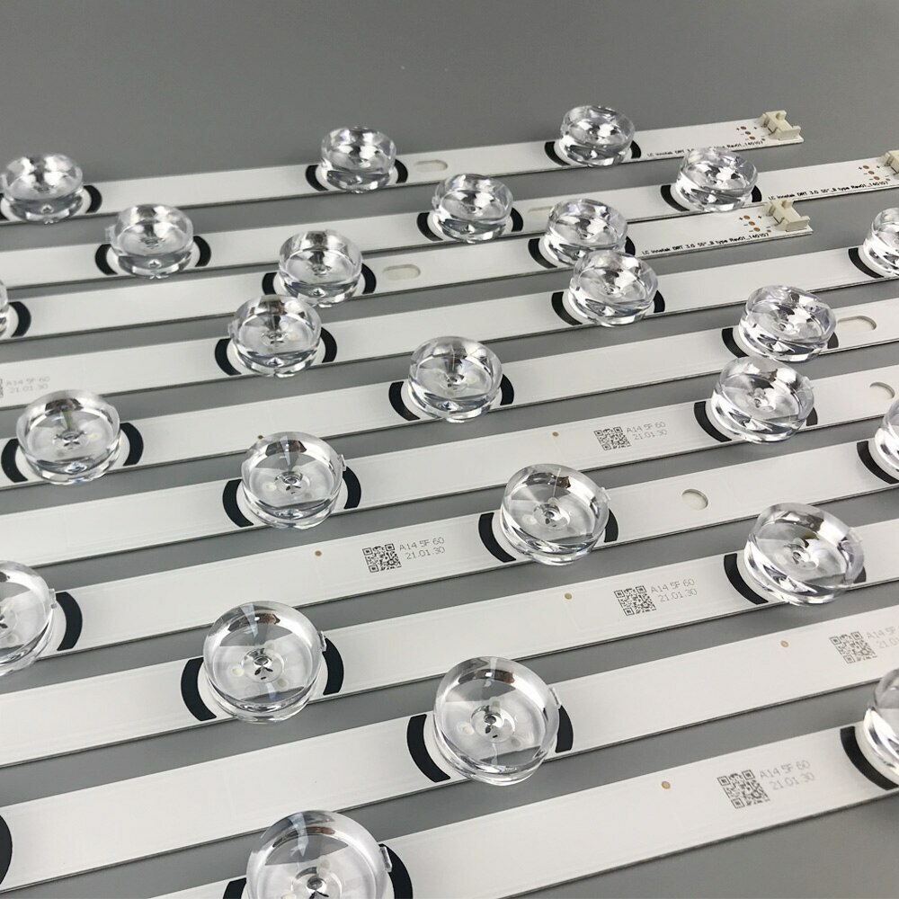 Kit/10pcs LED Strips For LG 55"TV 6916L-1833A 1834A 55LB5550-UY - Foto 7