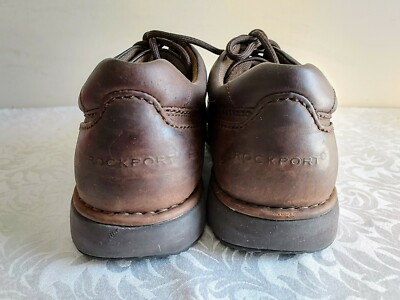 Rockport DMX APM21345 Brown Leather Lace Up Oxfords Shoes  display picture 1