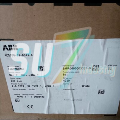 ABB ACS550-01-03A3-4 converter inverter# 1pcs  New  In Box