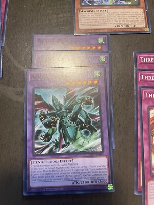 Yugioh 3x Aerial Eater  INFO-EN089 Common  NM 1st