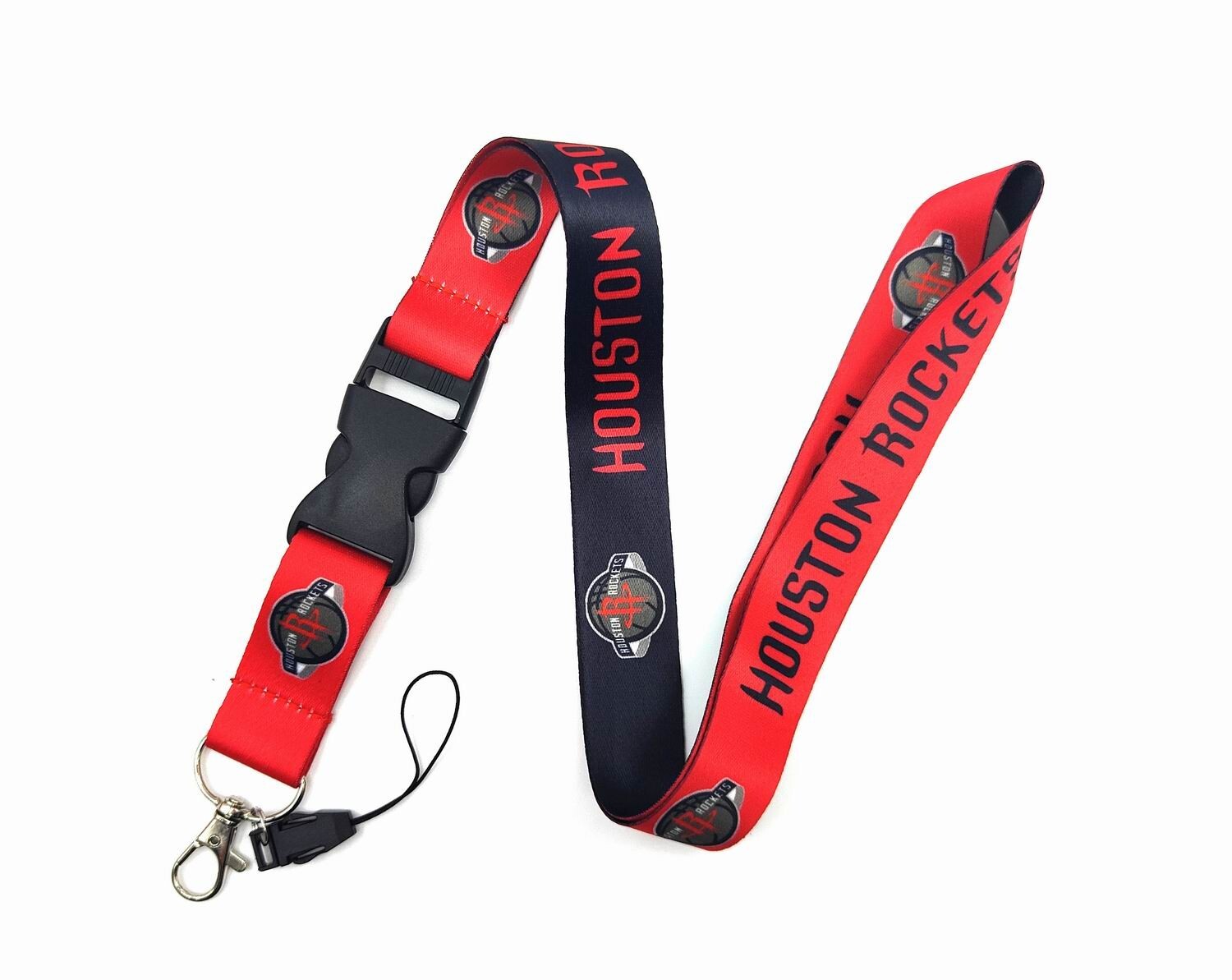 Houston Rockets NBA Lanyard 22" w/ Quick Release & Breakaway Clasp eBay