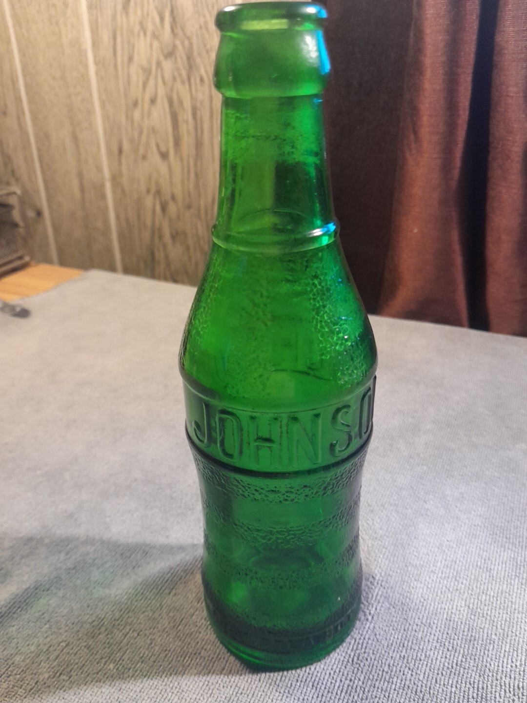 Vintage Johnson Green Soda Bottle CocaCola Bottling Co. Statesville NC eBay