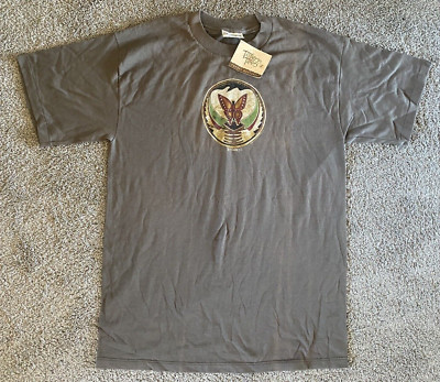 NWT New Vintage 1999 Rob McClellan T Shirt Papago Butterfly Men s L Totem Tees