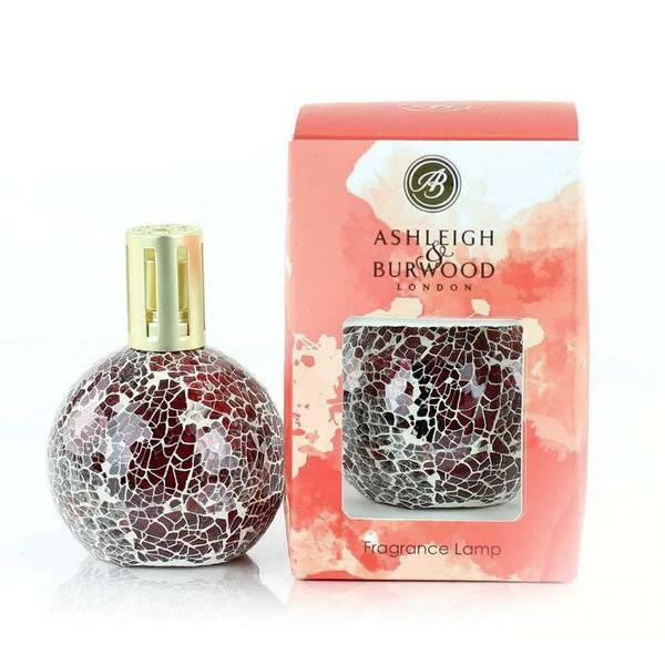Ashleigh & Burwood Mosaic Life In Bloom Red Small Fragrance Catalytic Lamp