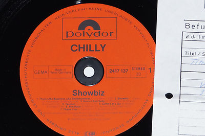 CHILLY -Showbiz- LP 1980 Polydor Archiv-Copy mint