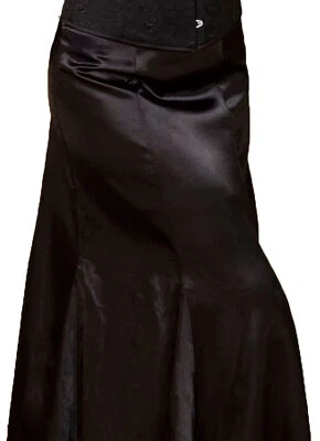 sexy Damen Rock Maxirock Chiffon Lang schwarz 36 38 40 42 44 46 Röcke n Organza - Bild 1 von 2
