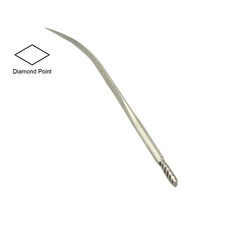 C.S. Osborne Curved Moccasin Awl #M34 (4" Long) Diamond Point