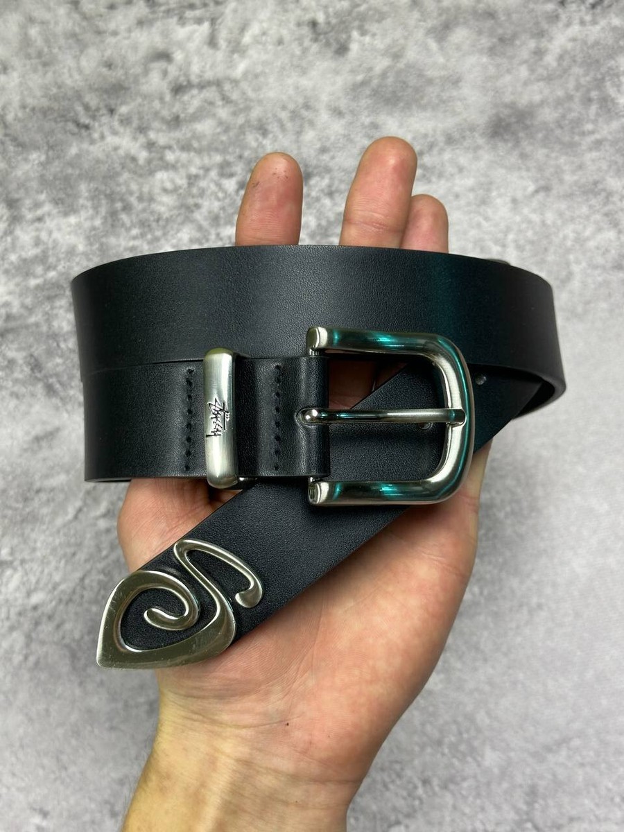 【stussy】PATENT LEATHER BELT BLACK S/M Stussy Patent Leather Belt [used] – AygeYard