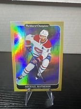 2023-24 PARKHURST CHAMPIONS HOCKEY MICHAEL MATHESON GOLD RAINBOW FOIL SP #178