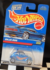 Baja Bug Off Road VW Beetle Blackwalls Hot Wheels Mainline 1998-835 1983 Casting