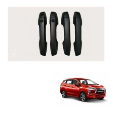 Door Handle Cover Trim Black For Mitsubishi Xpander Mpv 2018 - 2019