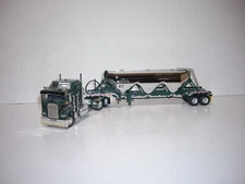 DCP FIRST GEAR 1/64 KUHNLE KW K100 AERODYNE CAB W/T 3 BIN HEIL PNEUMATIC TANKER