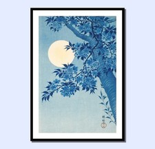 CHERRY BLOSSOMING OHARA KOSON Wall Art print chilled relaxation wall prints A4
