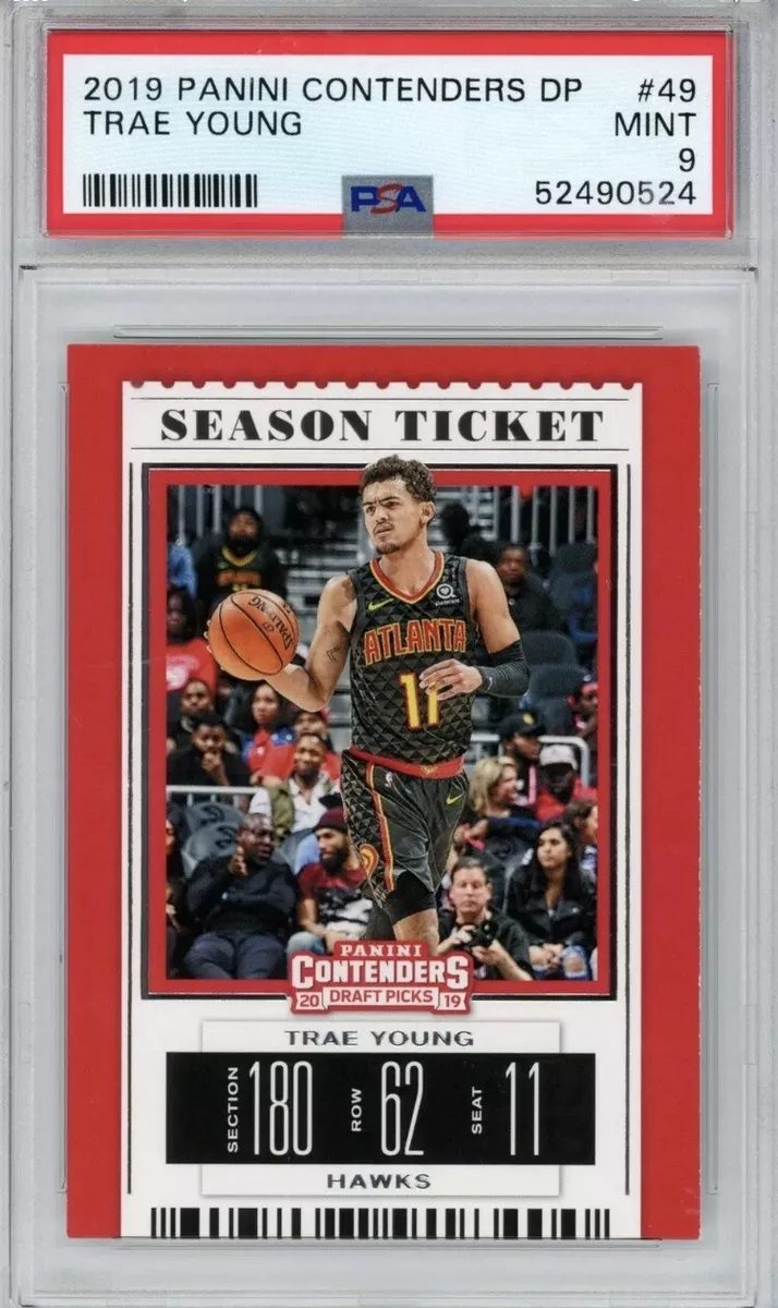TRAE YOUNG 2019 Panini Contenders Draft Picks #49 PSA 9 Mint