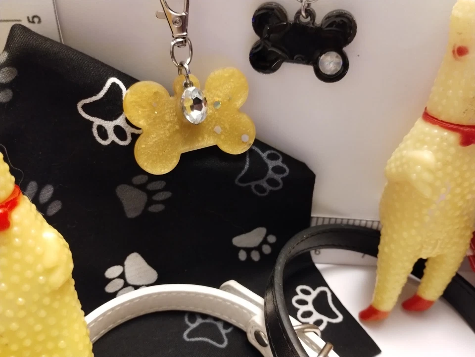 Dog Lot*  Collars-Tags-Toys-Bow Ties & Bandannas (BUNDLE) - Image 3 of 4