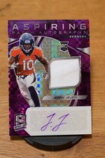 Jerry Jeudy #5 2020 Panini Spectra Aspiring Patch Autographs RPA Prizm SSP /30