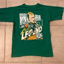 Larry Bird Caricature Green MEn S-234XL T-shirt NG3125