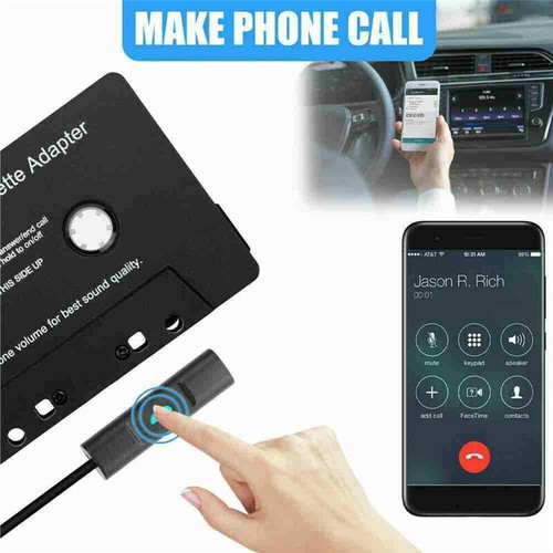 Bluetooth 5.0 Kasettenadapter Auto Kabellos Kassetten Adapter Kasetten MP3 Radio - Bild 3 von 8
