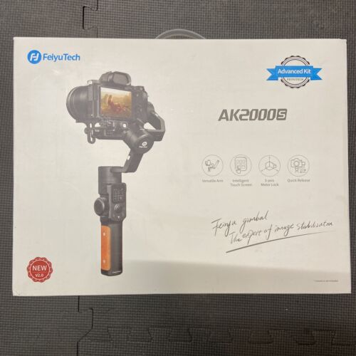 FEIYUTECH AK2000S 3AXIS GIMBAL STABILIZER STANDARD KIT  FOR DSLR CAMERA OPEN BOX - Afbeelding 1 van 3