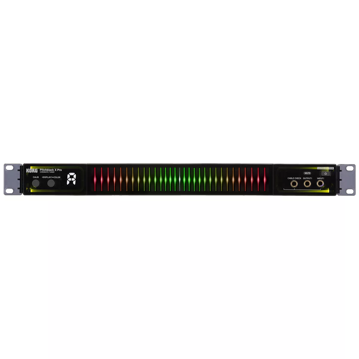 Korg Pitchblack X Pro Rackmount Guitar Bass Rack Tuner w Ultra