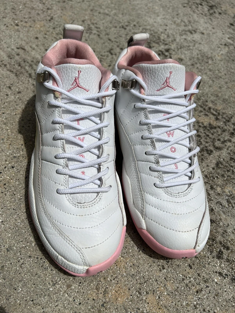 Nike Air Jordan 12 Real Pink size 6y 8 womens vintage 2004 Good Condition Rare