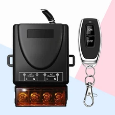AC 110V-240V 30A RF Relay Wireless Remote Control Switch + 433MHz RemoteCOIhF1