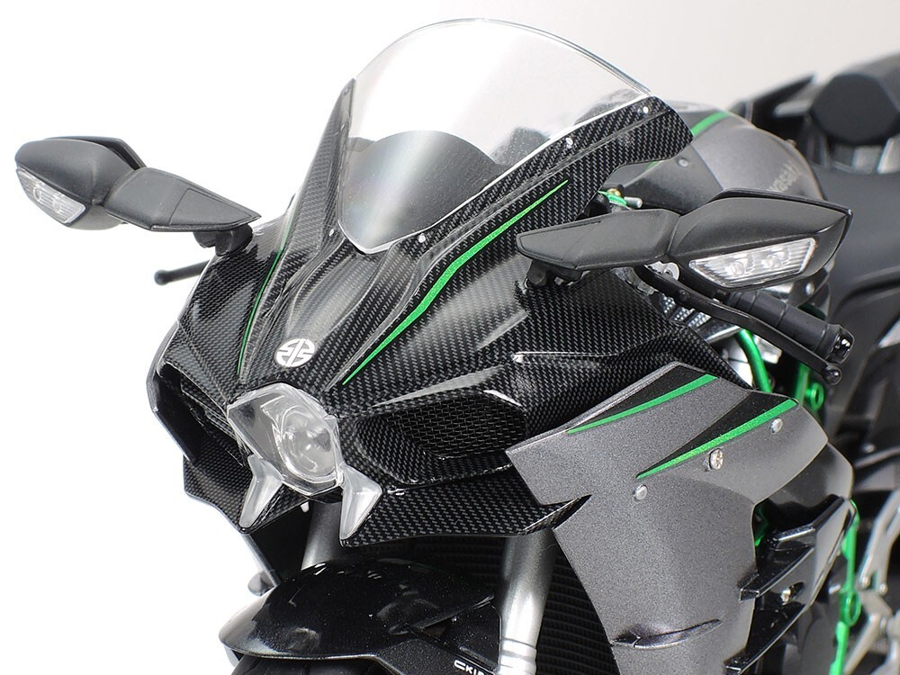Tamiya 1:12 scale motorcycle model kit Kawasaki Ninja H2 Carbon | eBay