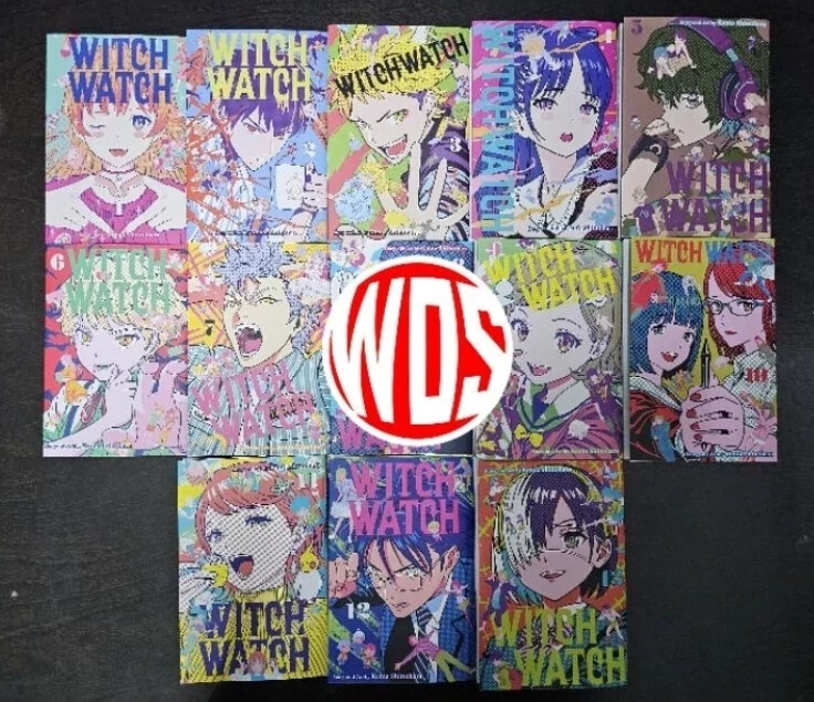 Witch Watch Manga English Vol 1-13 Full Set Comic Books Kenta