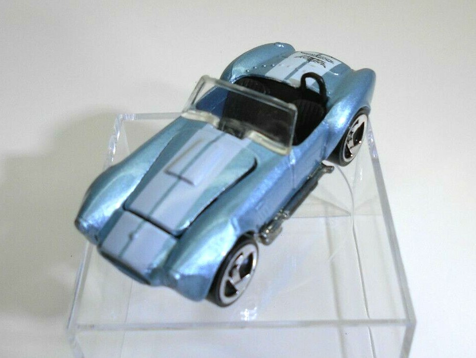Vtg Hot Wheels SHELBY COBRA Convertible 1982 w/ Pop-Up Hood